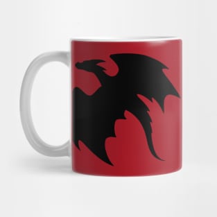 Flying Black Dragon Mug